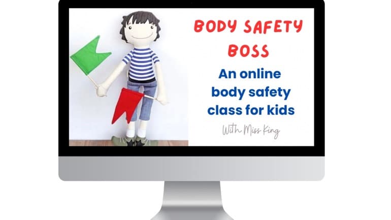 Body Boss Bootcamp body safety course for kids cover